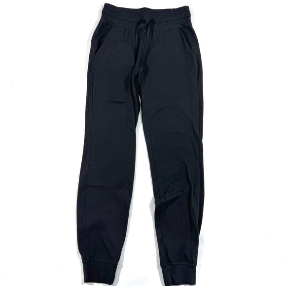 Lululemon Nylon Jogger Pants Black Full Length - Picture 1 of 7